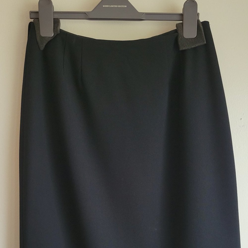 Linda Allard Ellen Tracy Black Knee Pencil 6